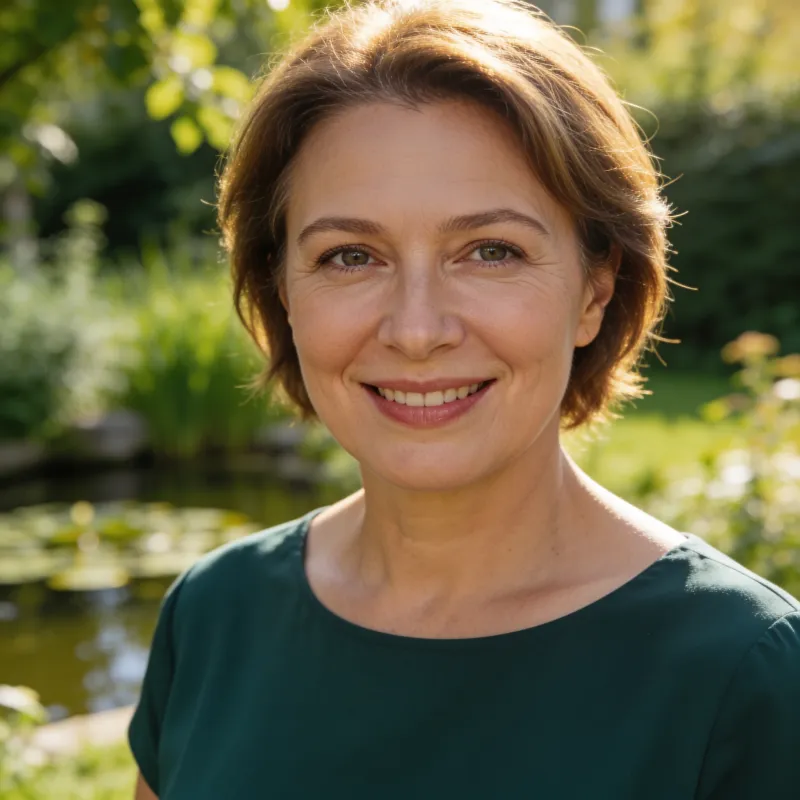 Елена Дорофеева — владелица пейзажного сада в Истре